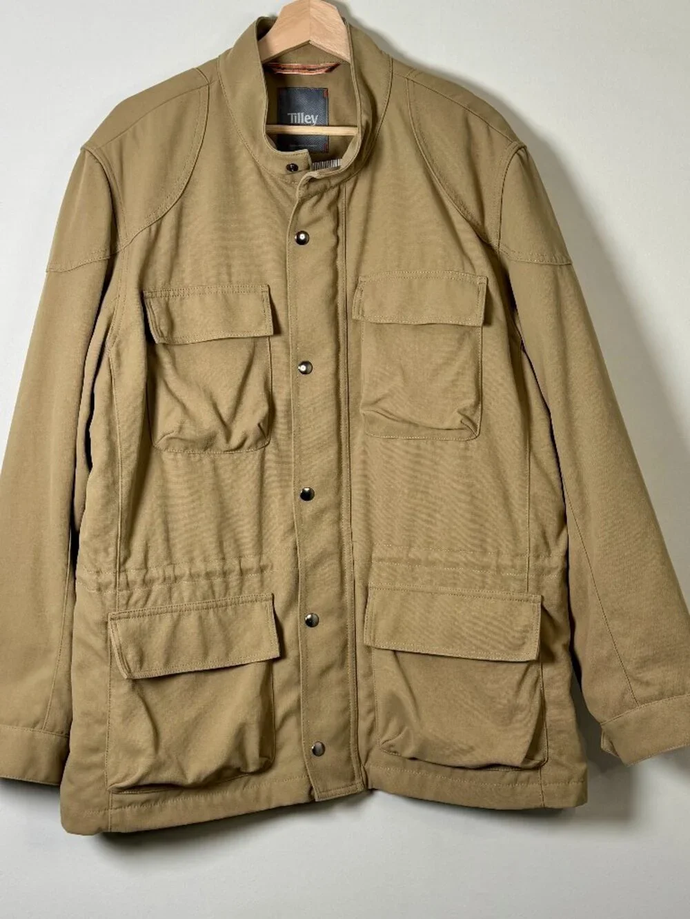 Tilley Men's Outdoor Safari Utility Field Khaki Jacket Sz XL